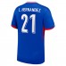 Prima Maglia Francia L. Hernandez 21 Euro 2024